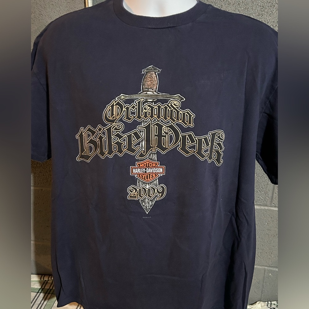 Harley Davidson Orlando Bike Week 2009 T-Shirt Size XL